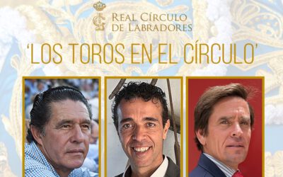 José Antonio Campuzano, Víctor Puerto y Dávila Miura, en el Círculo de Labradores de Sevilla