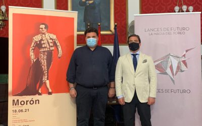 Curro Romero, imagen del cartel anunciador de la corrida de Morón